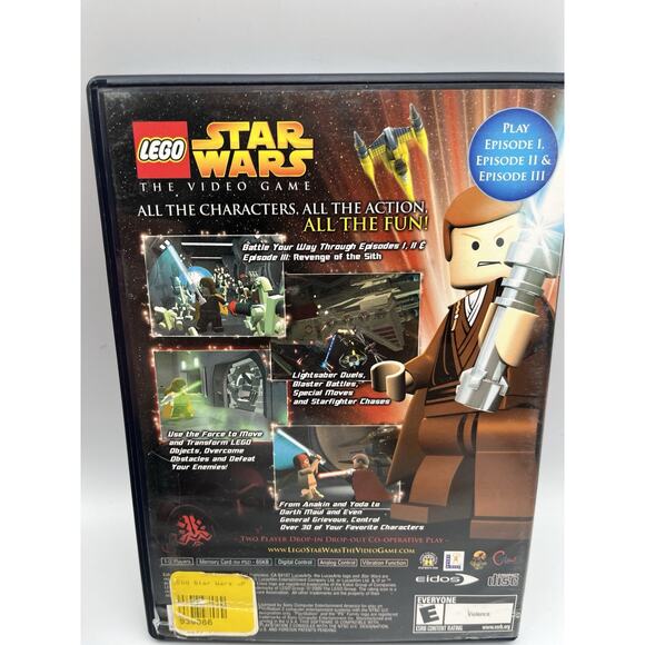 Lego Star Wars The Video Game (Sony PlayStation 2, 2005) Complete CIB PS2 Tested - Picture 3 of 9